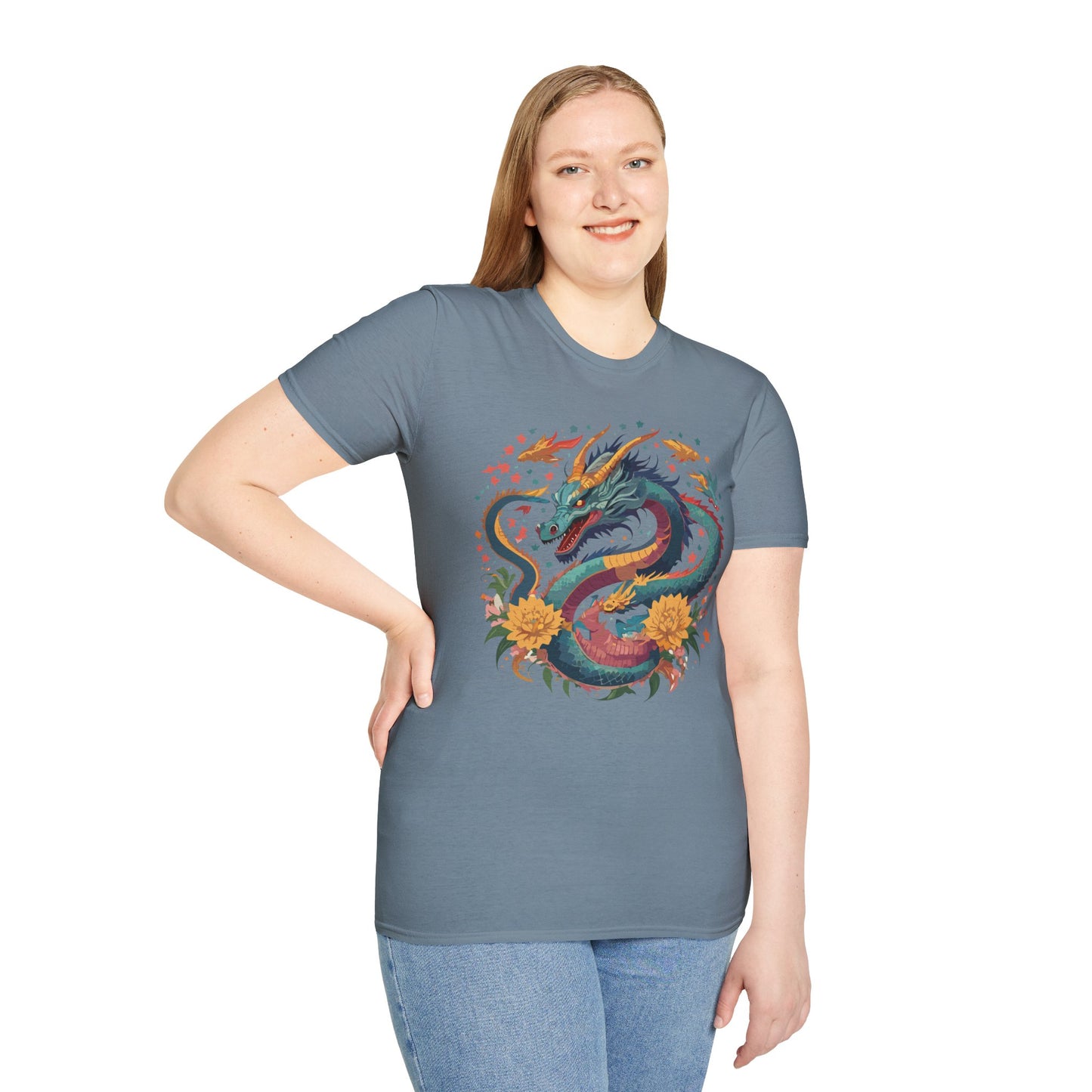 Dragon T Shirt, Dragon Shirt, Shirt with Animals, Animal Shirt