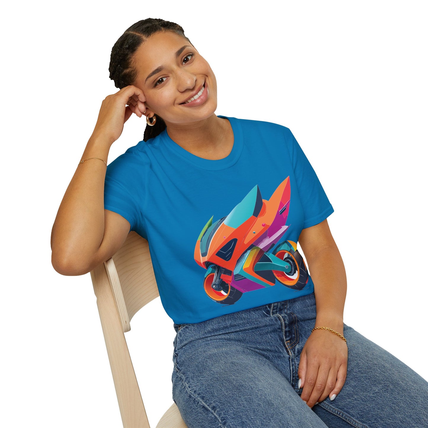 Bike T Shirt, Moto Shirt, Shirt with Motorcycle, MTB T Shirts