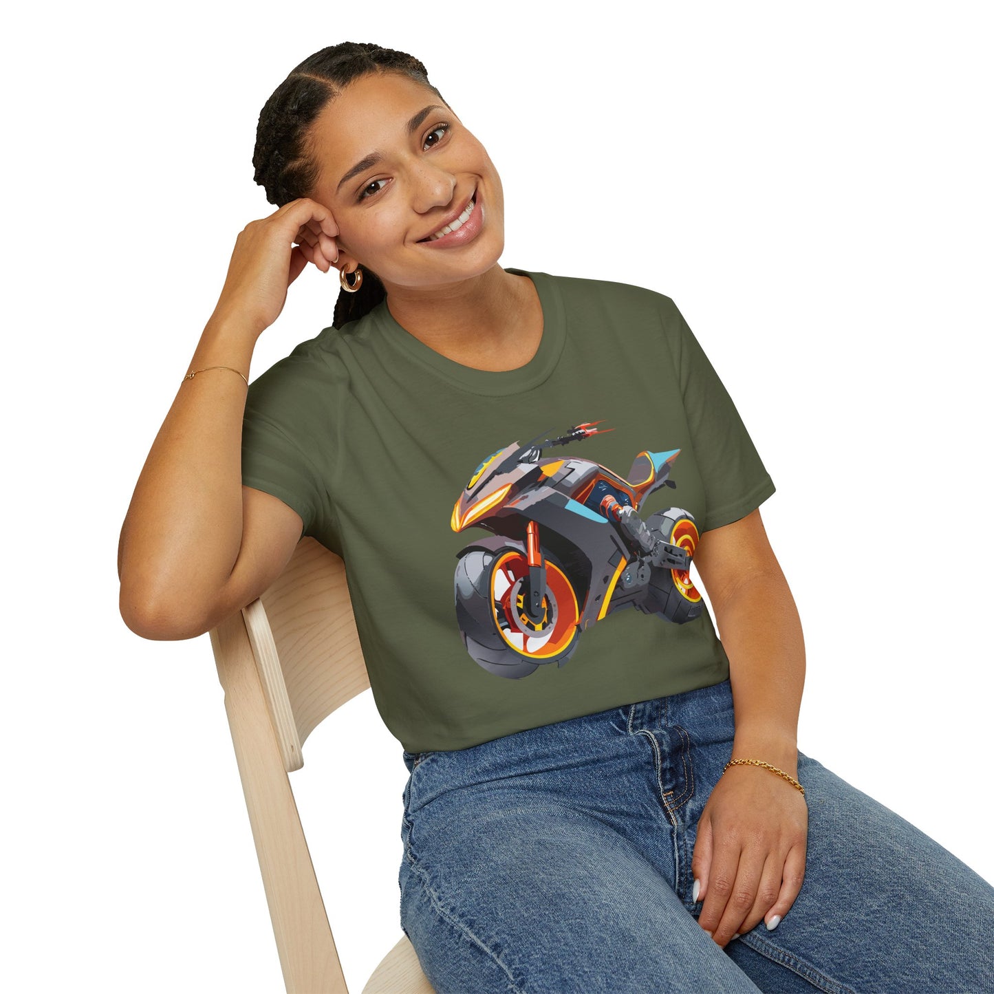 Bike T Shirt, Moto Shirt, Shirt with Motorcycle, MTB T Shirts
