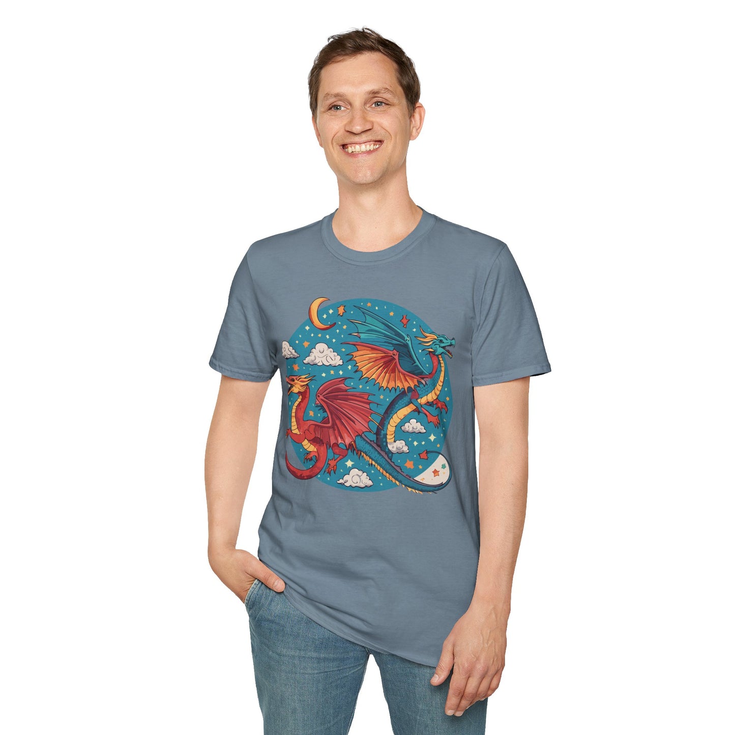 Dragon T Shirt, Dragon Shirt, Shirt with Animals, Animal Shirt