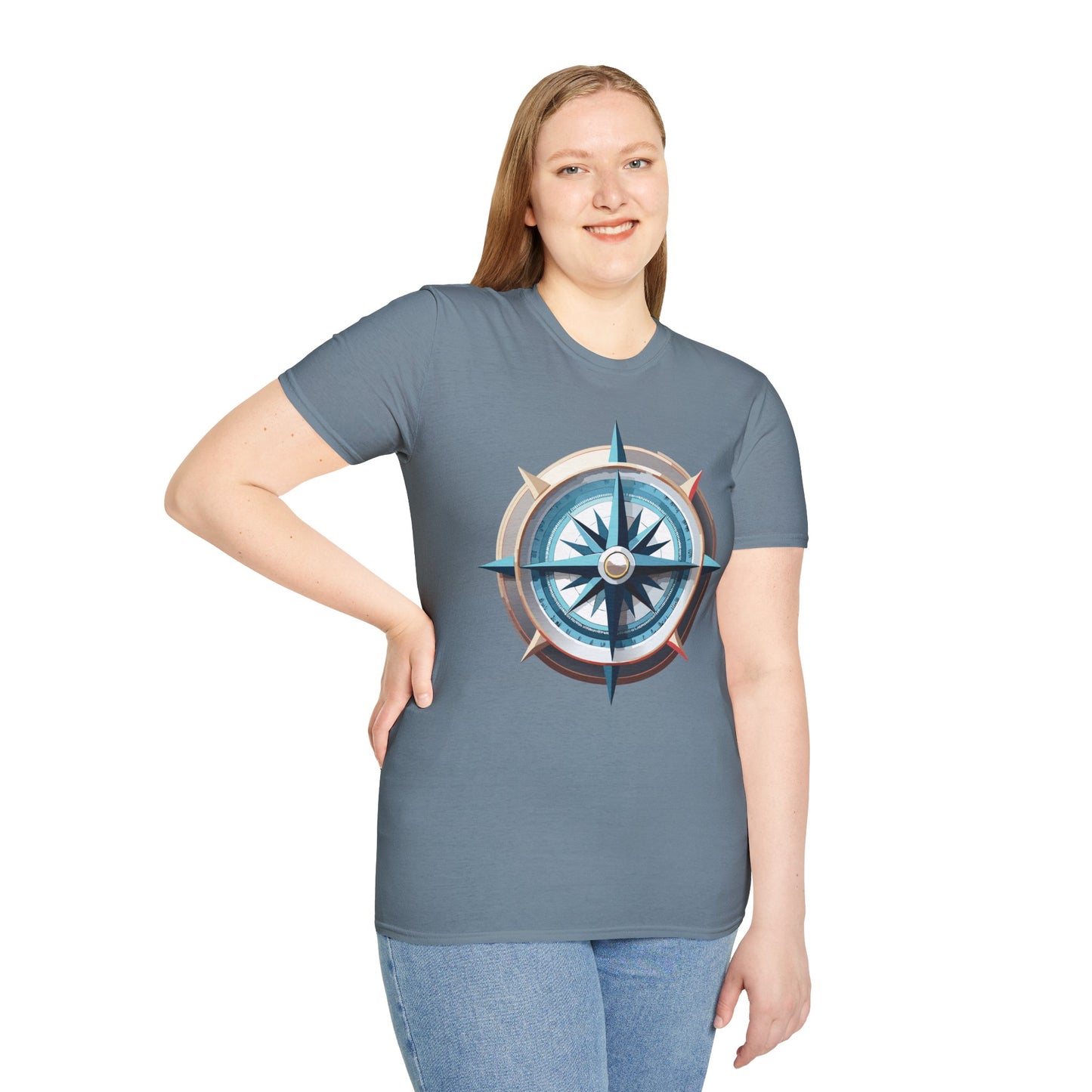 Compass T Shirt, Compass Shirt, Shirt with Compass, Navigator Shirt