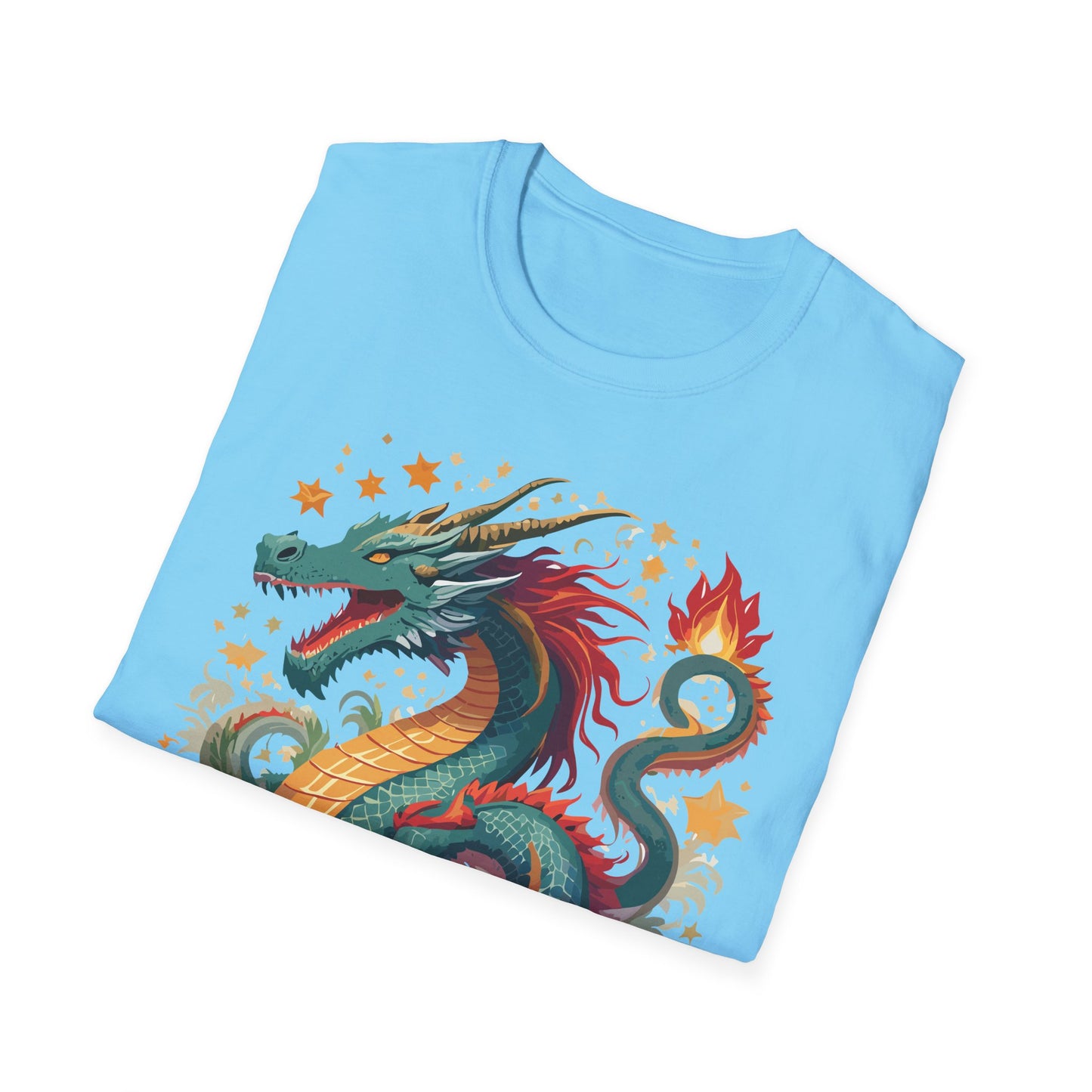 Dragon T Shirt, Dragon Shirt, Shirt with Animals, Animal Shirt