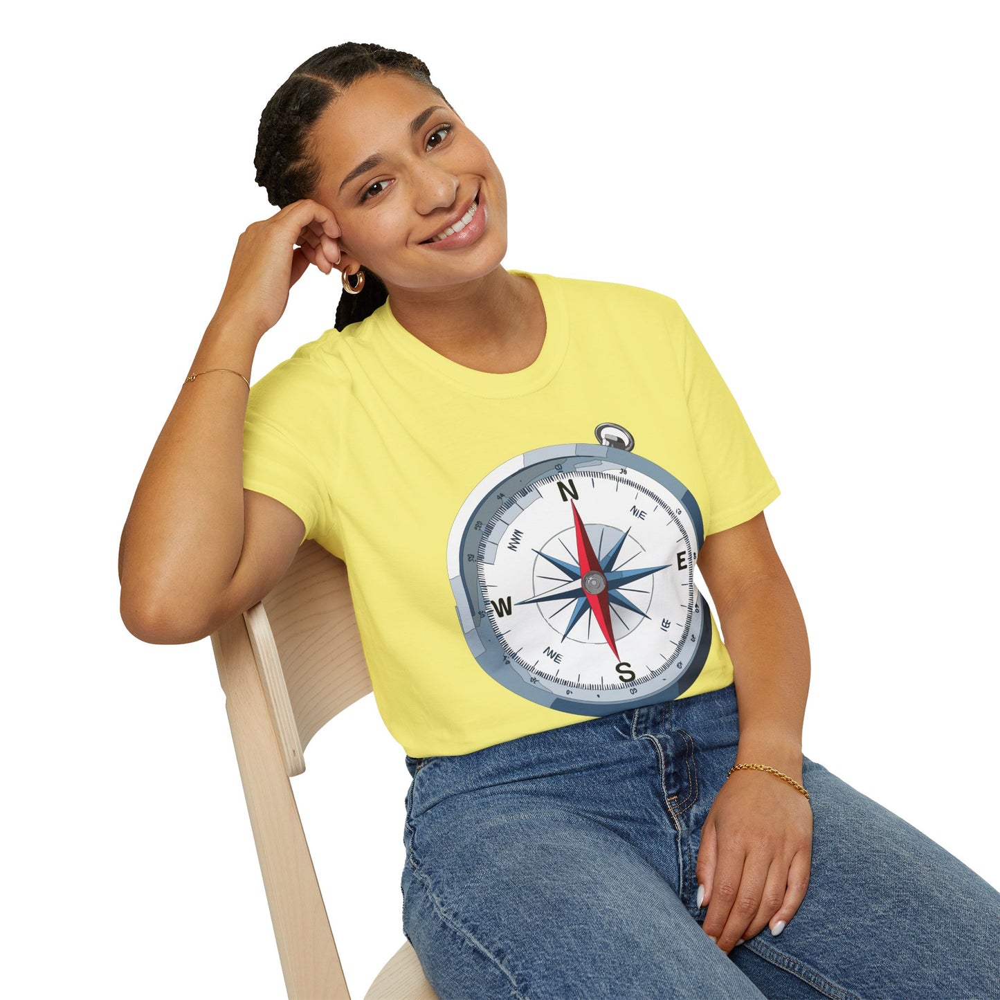 Compass T Shirt, Compass Shirt, Shirt with Compass, Navigator Shirt