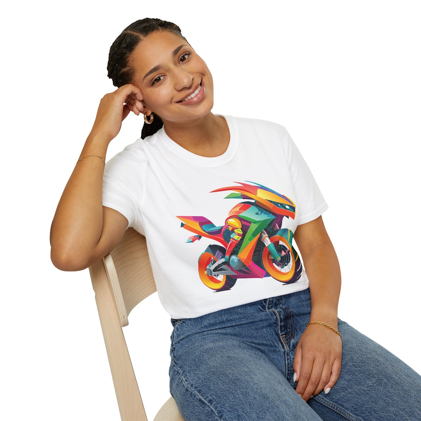 Bike T Shirt, Moto Shirt, Shirt with Motorcycle, MTB T Shirts