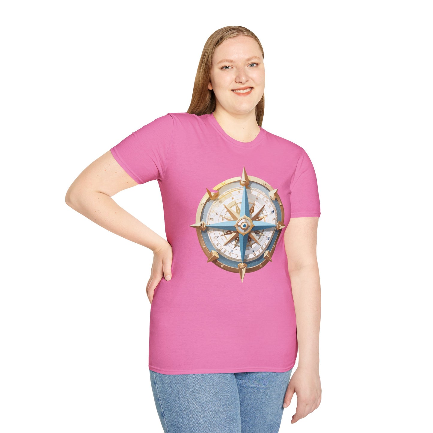 Compass T Shirt, Compass Shirt, Shirt with Compass, Navigator Shirt