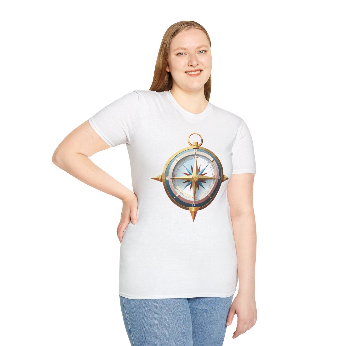 Compass T Shirt, Compass Shirt, Shirt with Compass, Navigator Shirt
