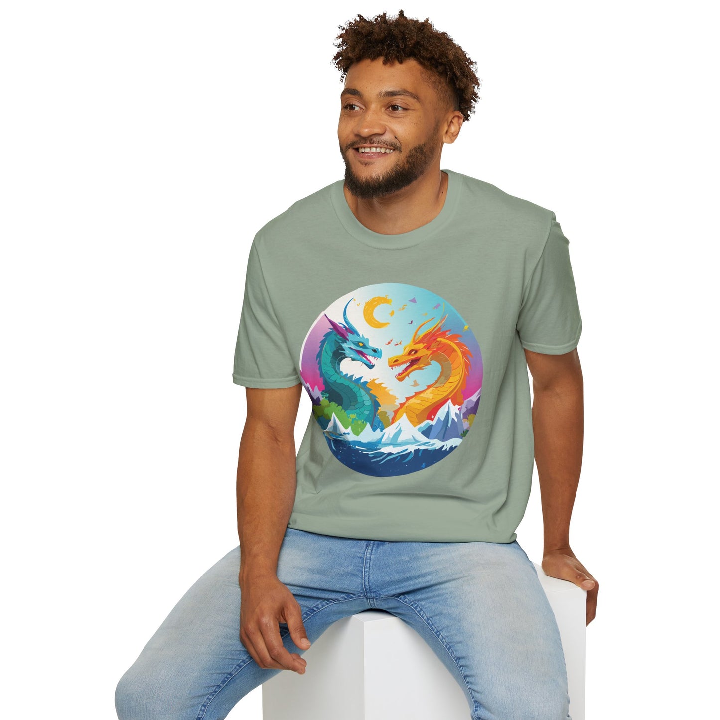 Dragon T Shirt, Dragon Shirt, Shirt with Animals, Animal Shirt