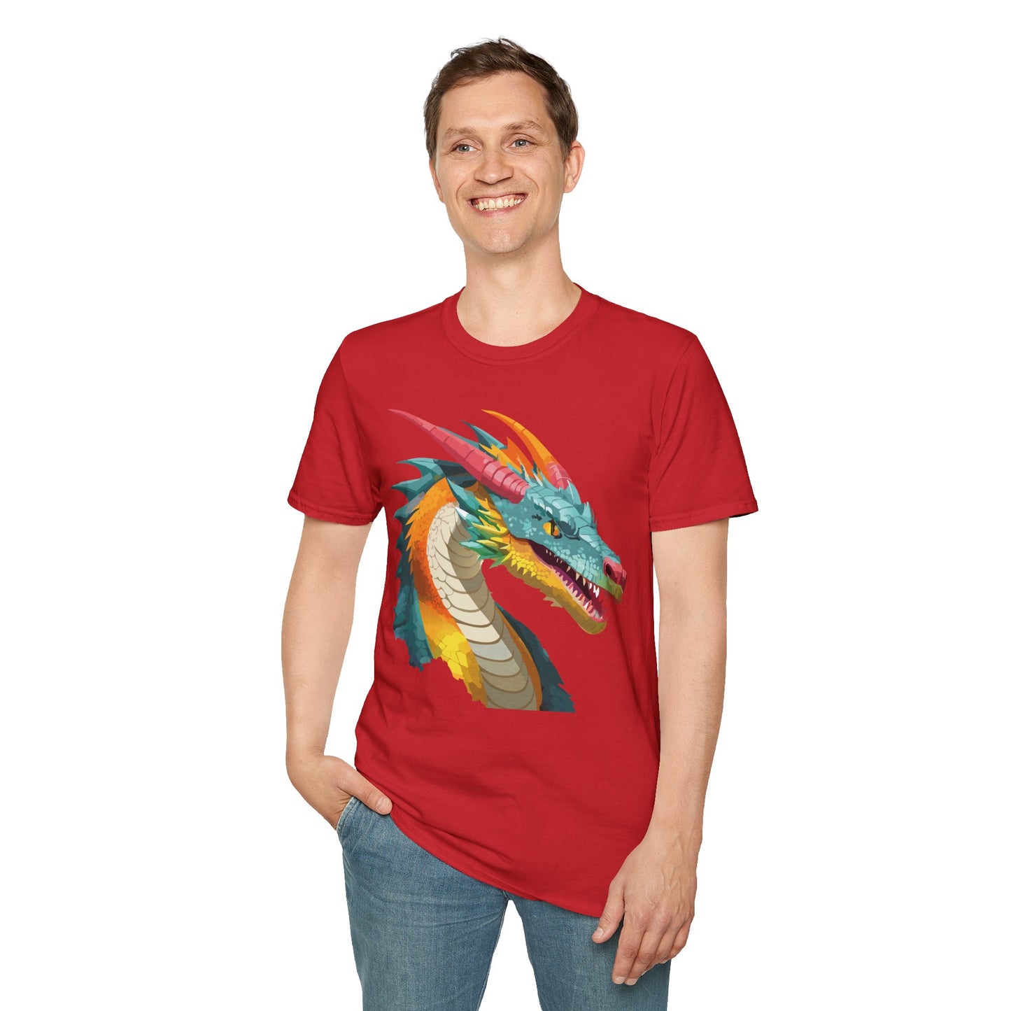 Dragon T Shirt, Dragon Shirt, Shirt with Animals, Animal Shirt