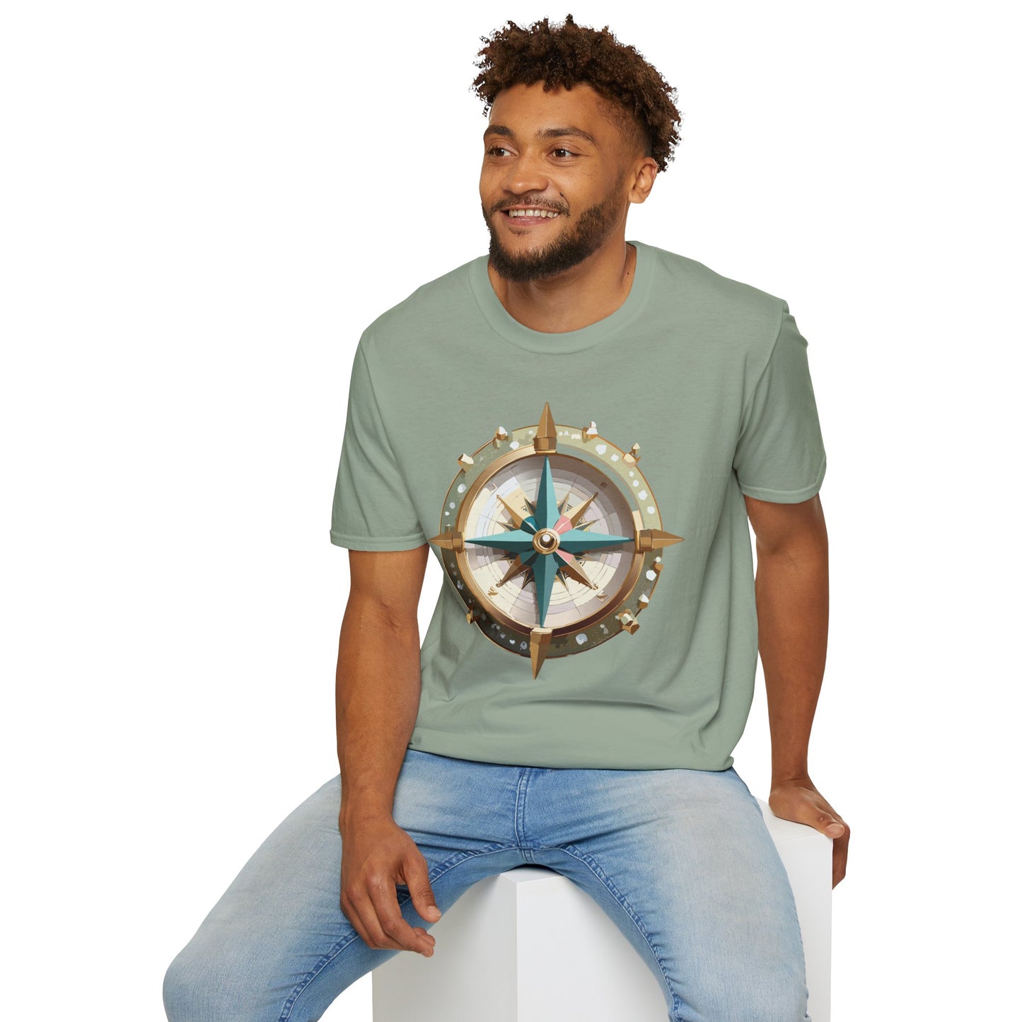 Compass T Shirt, Compass Shirt, Shirt with Compass, Navigator Shirt