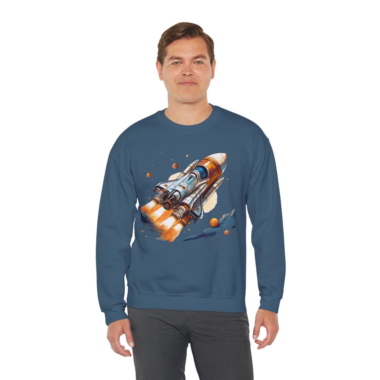 Space Shuttle Sweatshirt, Cosmic Sweatshirt, Astronaut Sweatshirt, Space Cosmic Sweatshirt