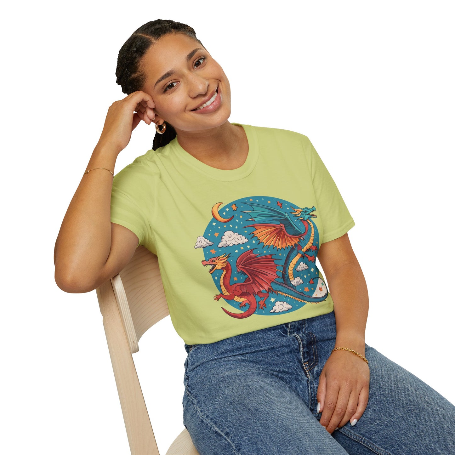 Dragon T Shirt, Dragon Shirt, Shirt with Animals, Animal Shirt