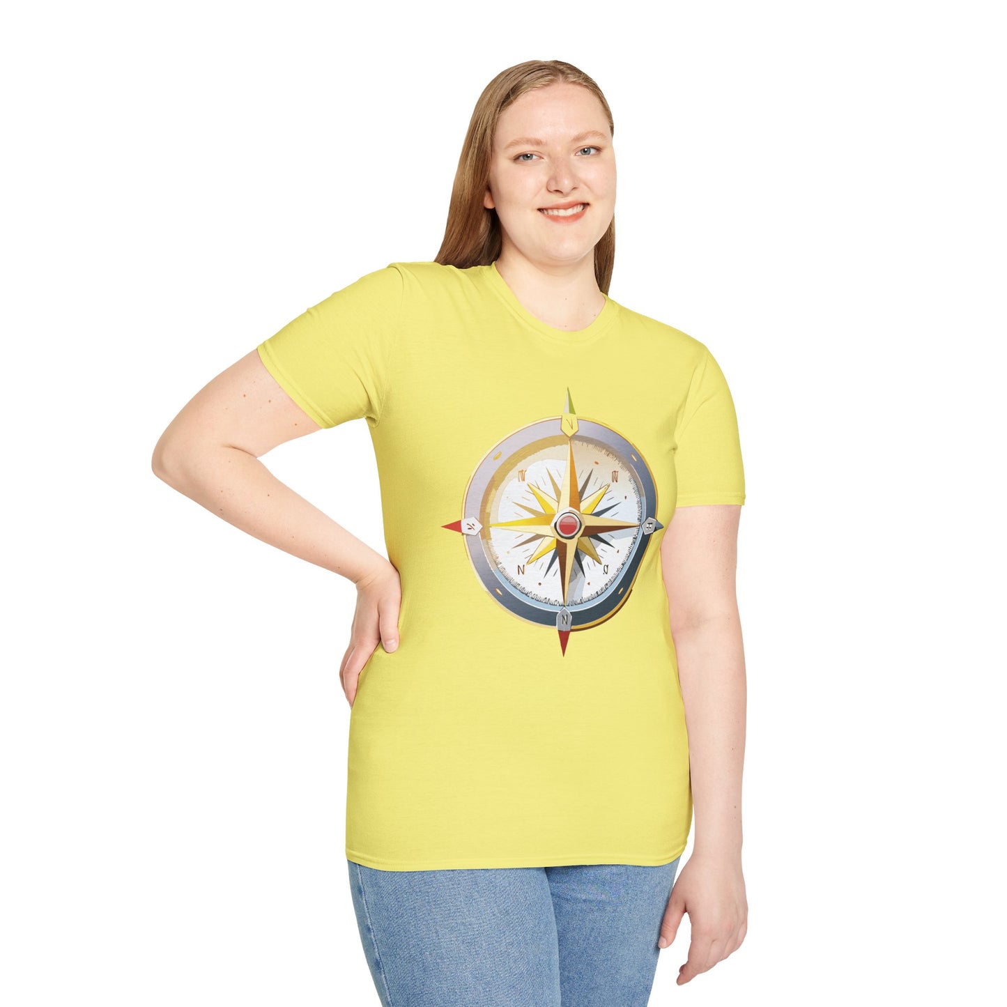 Compass T Shirt, Compass Shirt, Shirt with Compass, Navigator Shirt