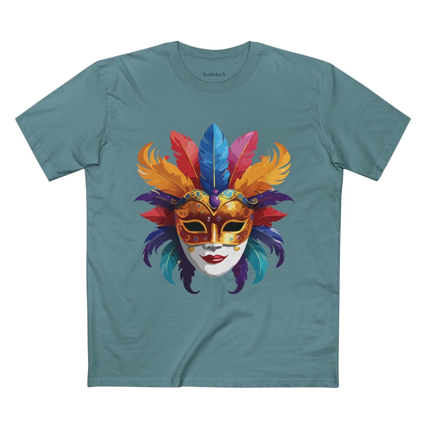 Mask Shirt, Shirt with Face - SudokuS
