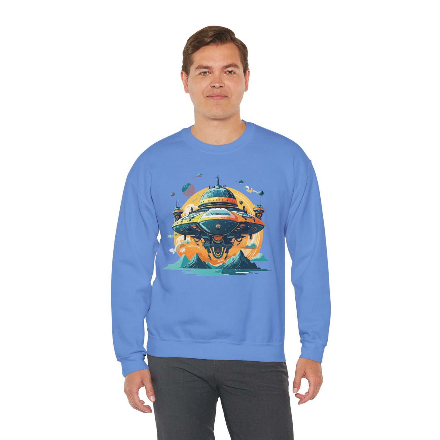 Space Shuttle Sweatshirt, Cosmic Sweatshirt, Astronaut Sweatshirt, Space Cosmic Sweatshirt
