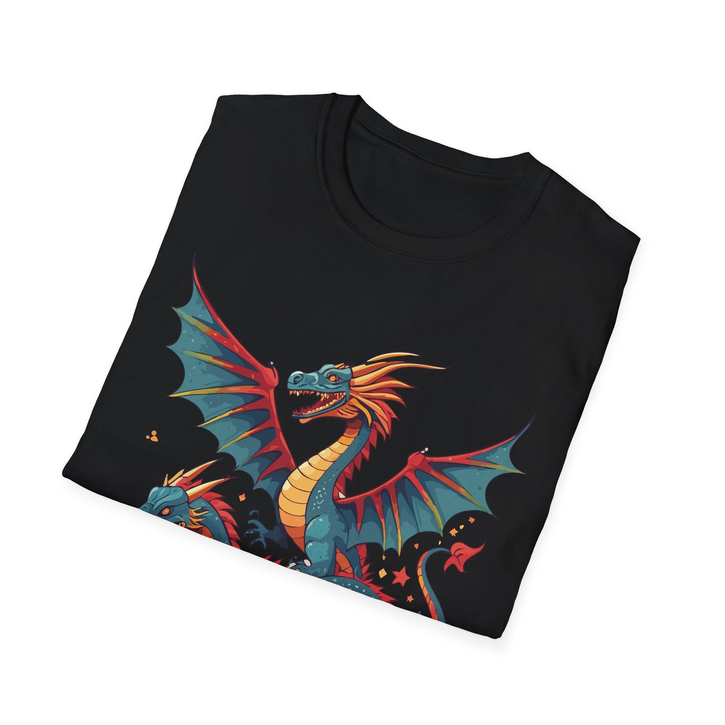 Dragon T Shirt, Dragon Shirt, Shirt with Animals, Animal Shirt