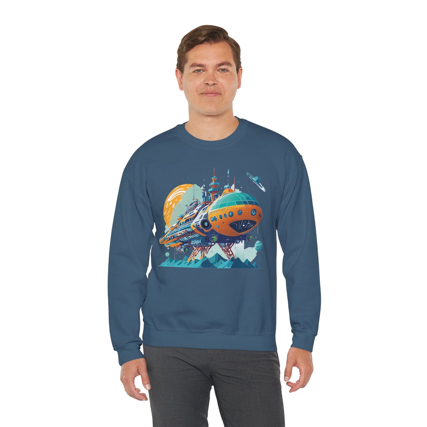 Space Shuttle Sweatshirt, Cosmic Sweatshirt, Astronaut Sweatshirt, Space Cosmic Sweatshirt
