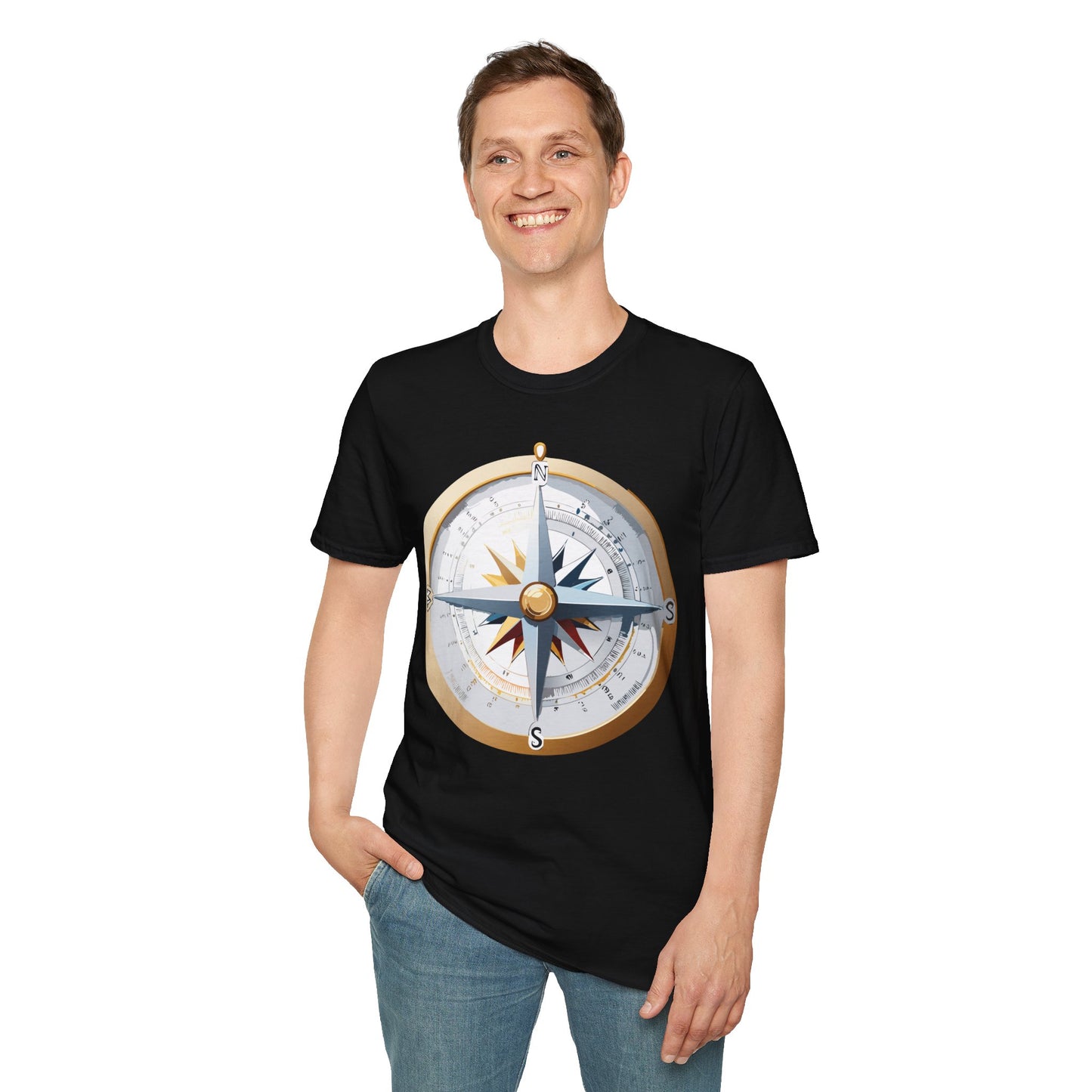 Compass T Shirt, Compass Shirt, Shirt with Compass, Navigator Shirt