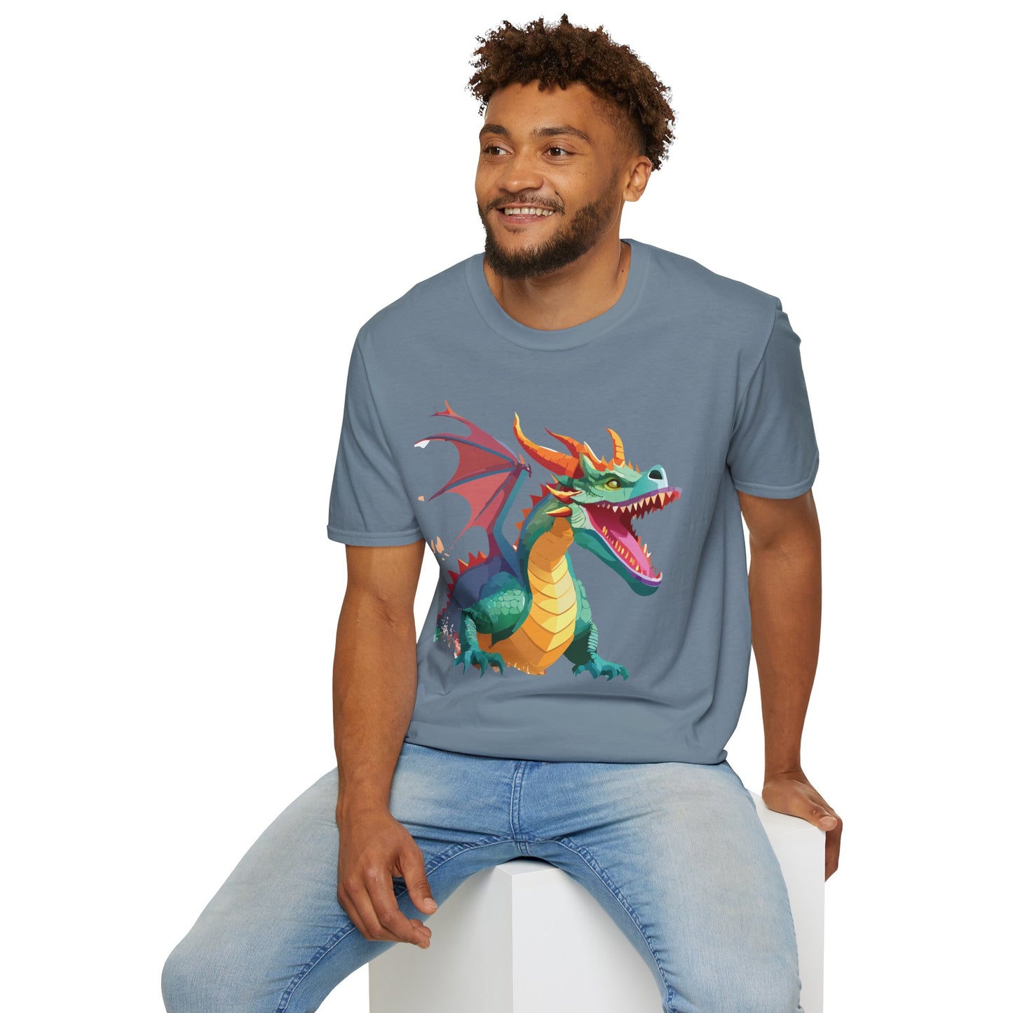 Dragon T Shirt, Dragon Shirt, Shirt with Animals, Animal Shirt