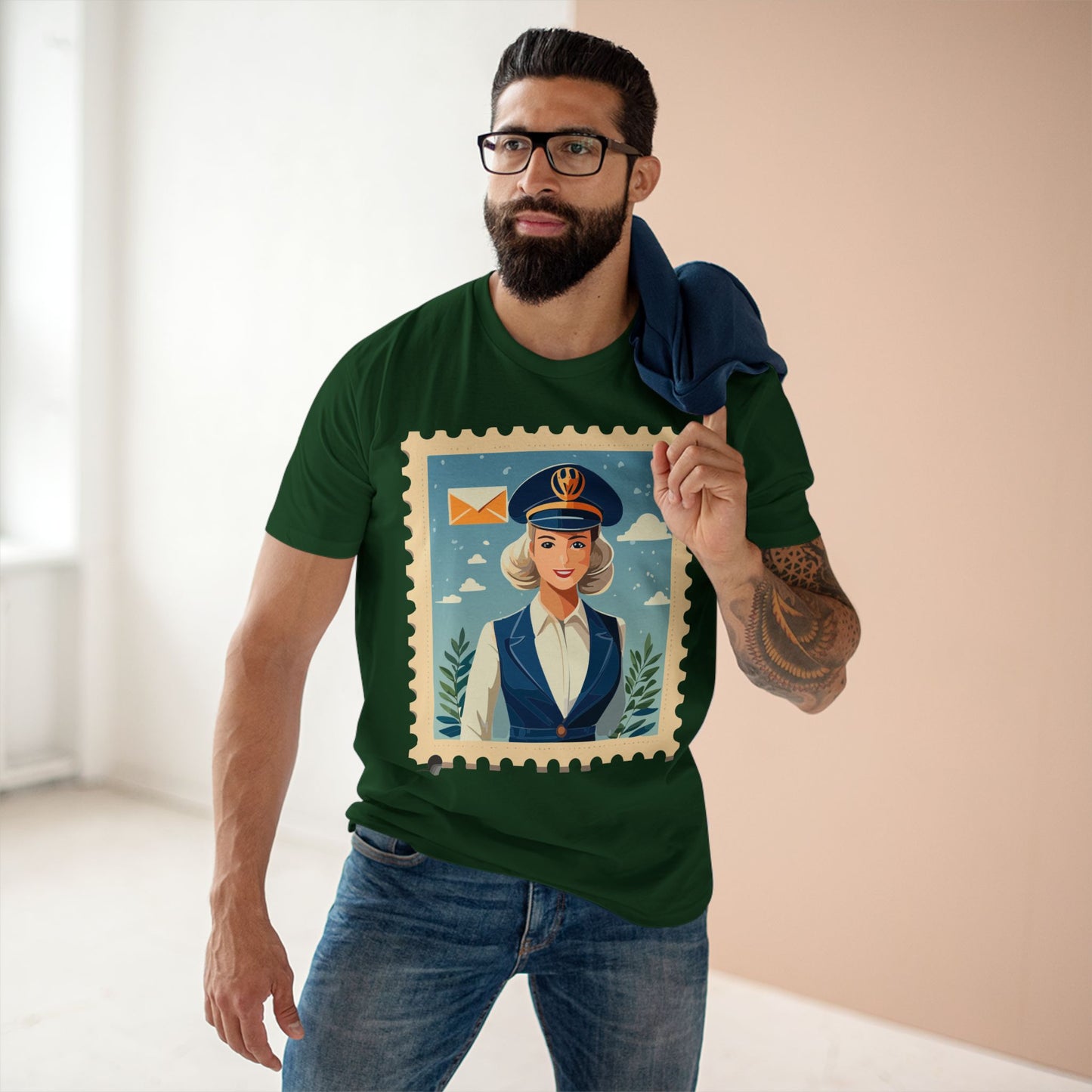 Stamp Shirt, Postage Stamp Shirt