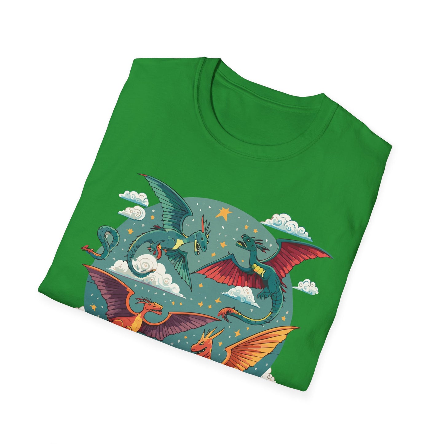 Dragon T Shirt, Dragon Shirt, Shirt with Animals, Animal Shirt