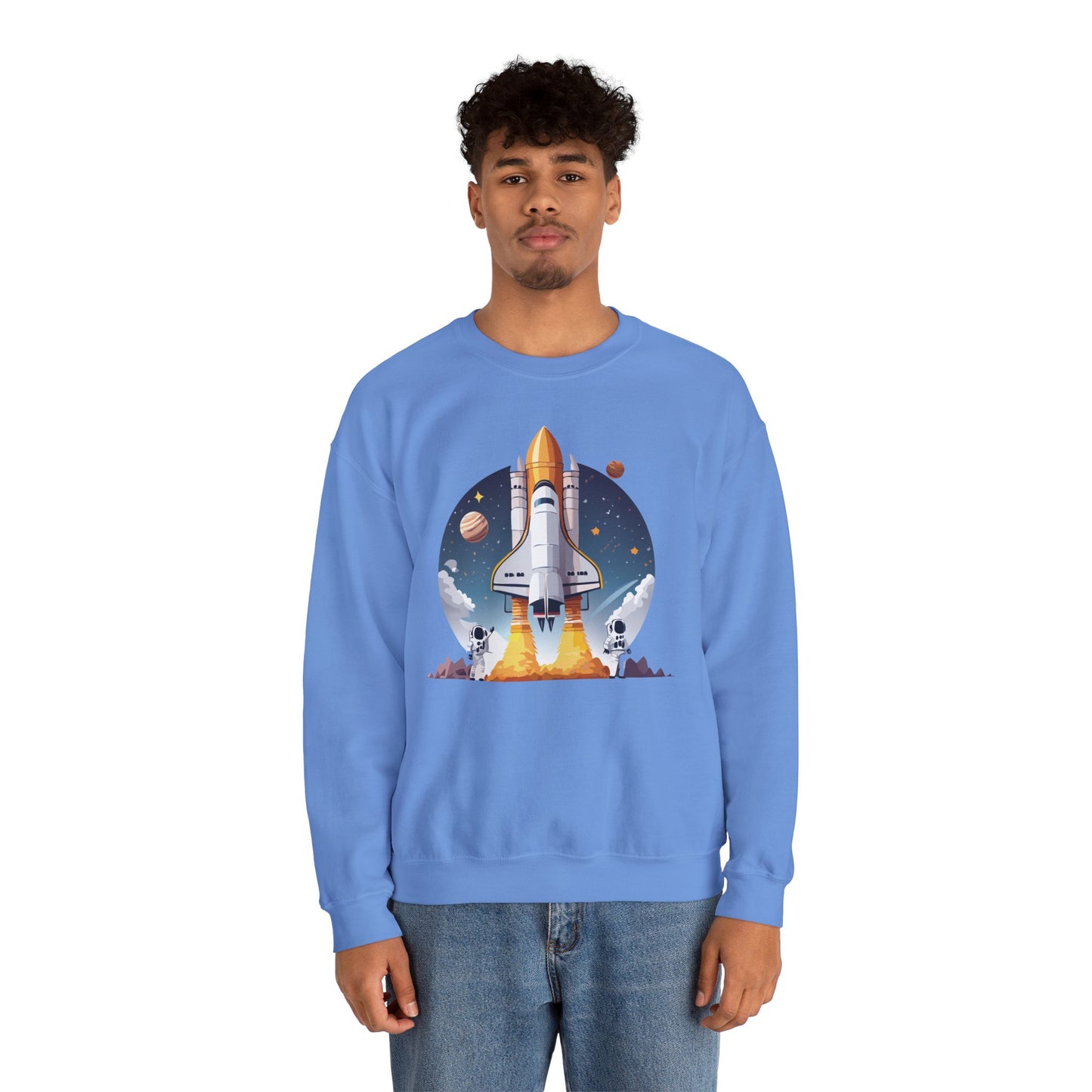 Space Shuttle Sweatshirt, Cosmic Sweatshirt, Astronaut Sweatshirt, Space Cosmic Sweatshirt