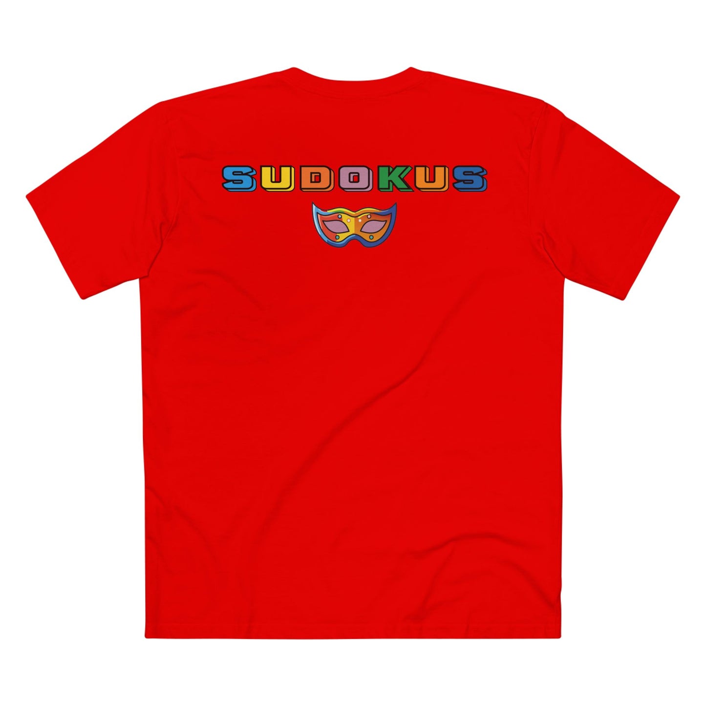 Mask Shirt, Shirt with Face - SudokuS