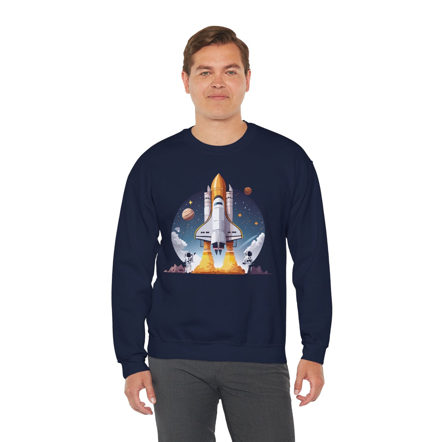 Space Shuttle Sweatshirt, Cosmic Sweatshirt, Astronaut Sweatshirt, Space Cosmic Sweatshirt