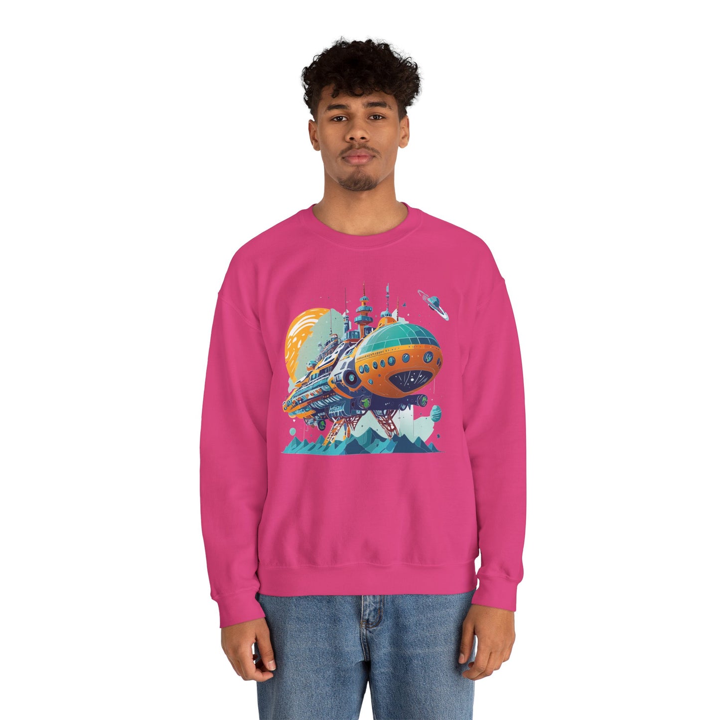 Space Shuttle Sweatshirt, Cosmic Sweatshirt, Astronaut Sweatshirt, Space Cosmic Sweatshirt