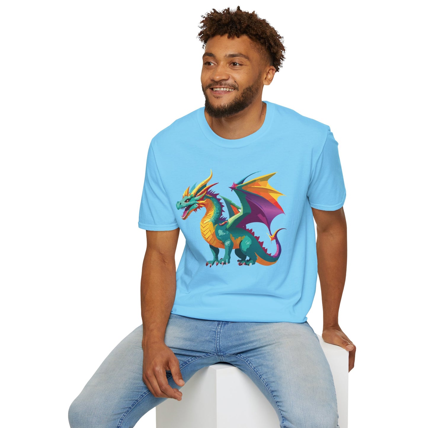 Dragon T Shirt, Dragon Shirt, Shirt with Animals, Animal Shirt