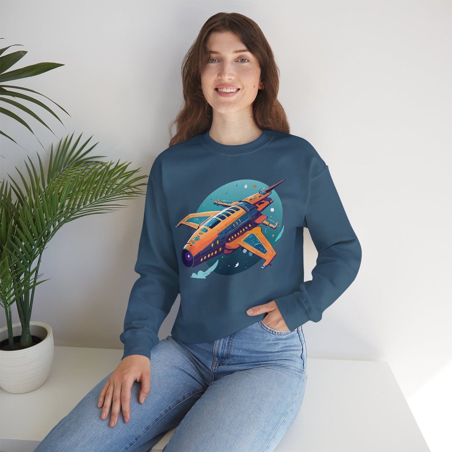 Space Shuttle Sweatshirt, Cosmic Sweatshirt, Astronaut Sweatshirt, Space Cosmic Sweatshirt