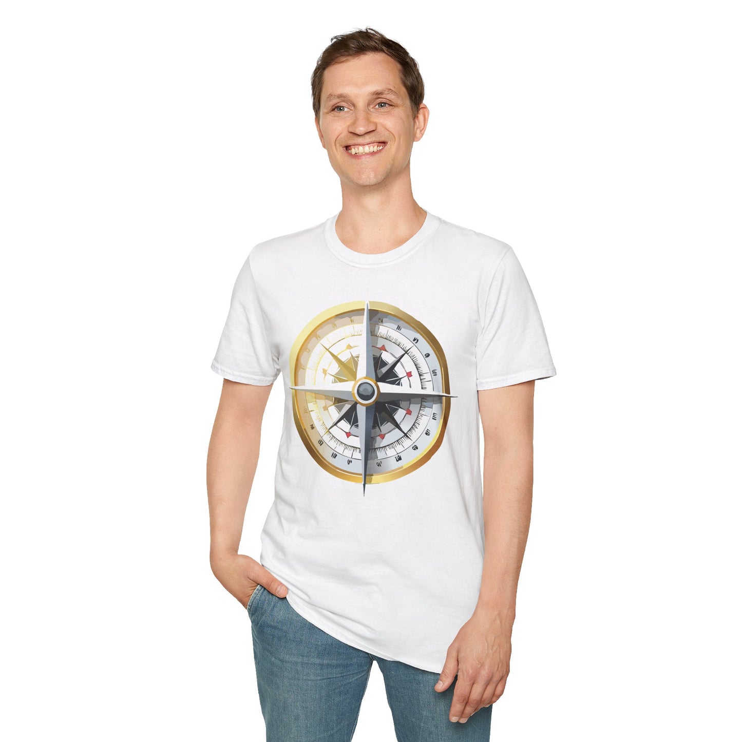 Compass T Shirt, Compass Shirt, Shirt with Compass, Navigator Shirt