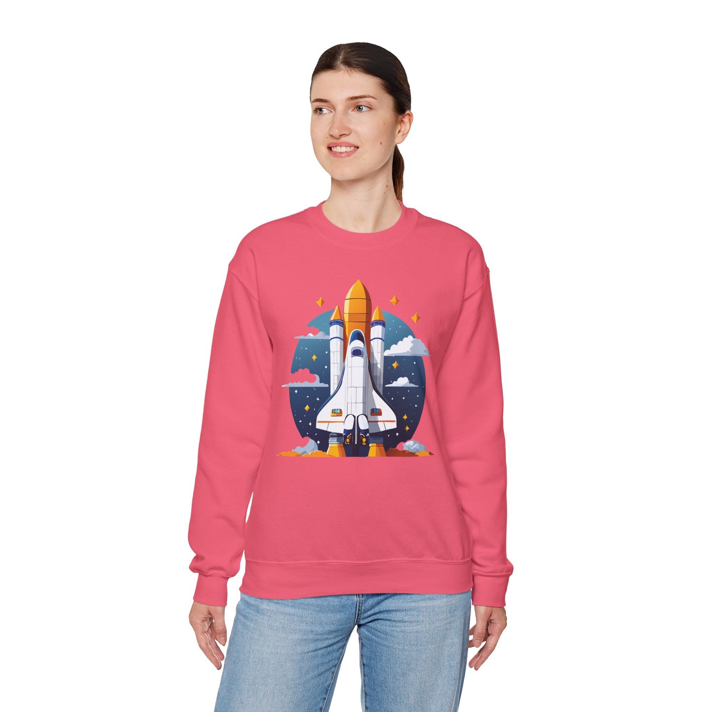 Space Shuttle Sweatshirt, Cosmic Sweatshirt, Astronaut Sweatshirt, Space Cosmic Sweatshirt