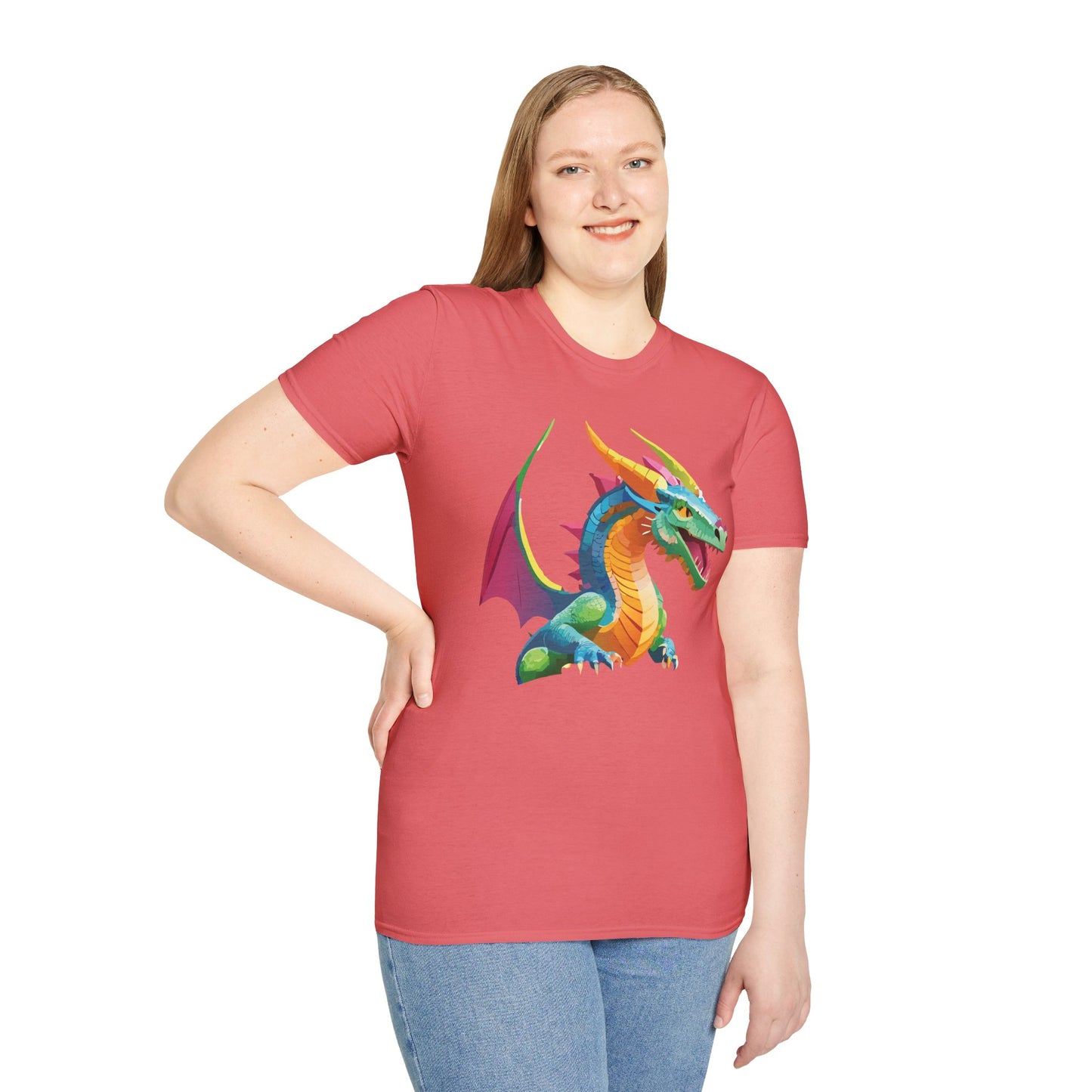 Dragon T Shirt, Dragon Shirt, Shirt with Animals, Animal Shirt