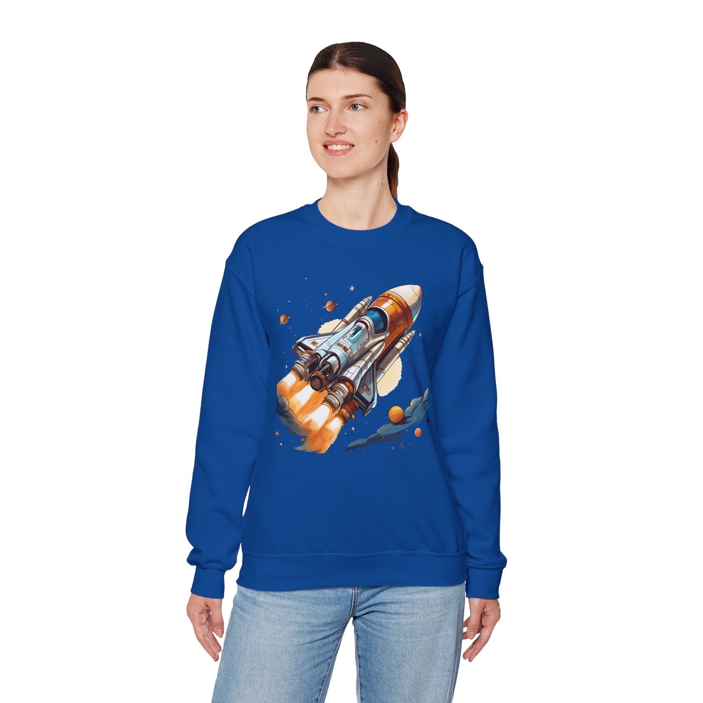Space Shuttle Sweatshirt, Cosmic Sweatshirt, Astronaut Sweatshirt, Space Cosmic Sweatshirt