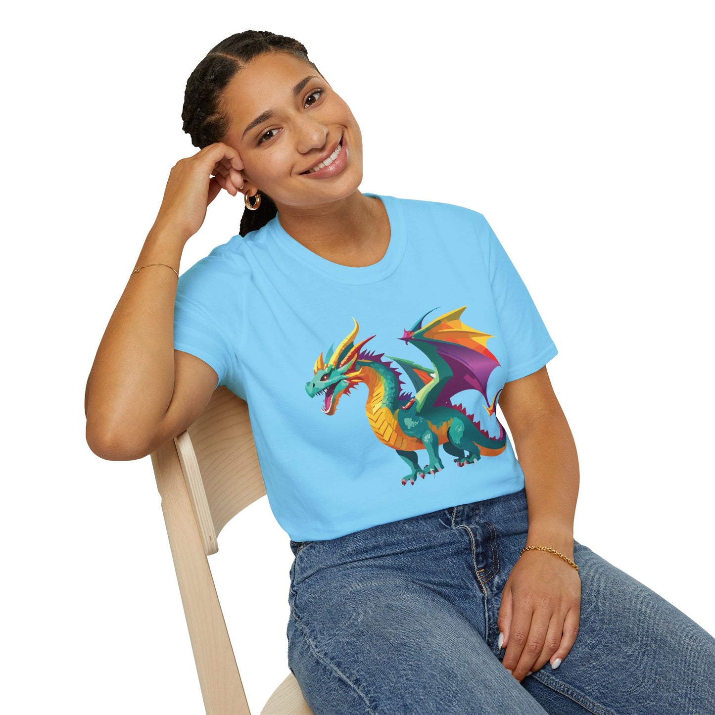 Dragon T Shirt, Dragon Shirt, Shirt with Animals, Animal Shirt