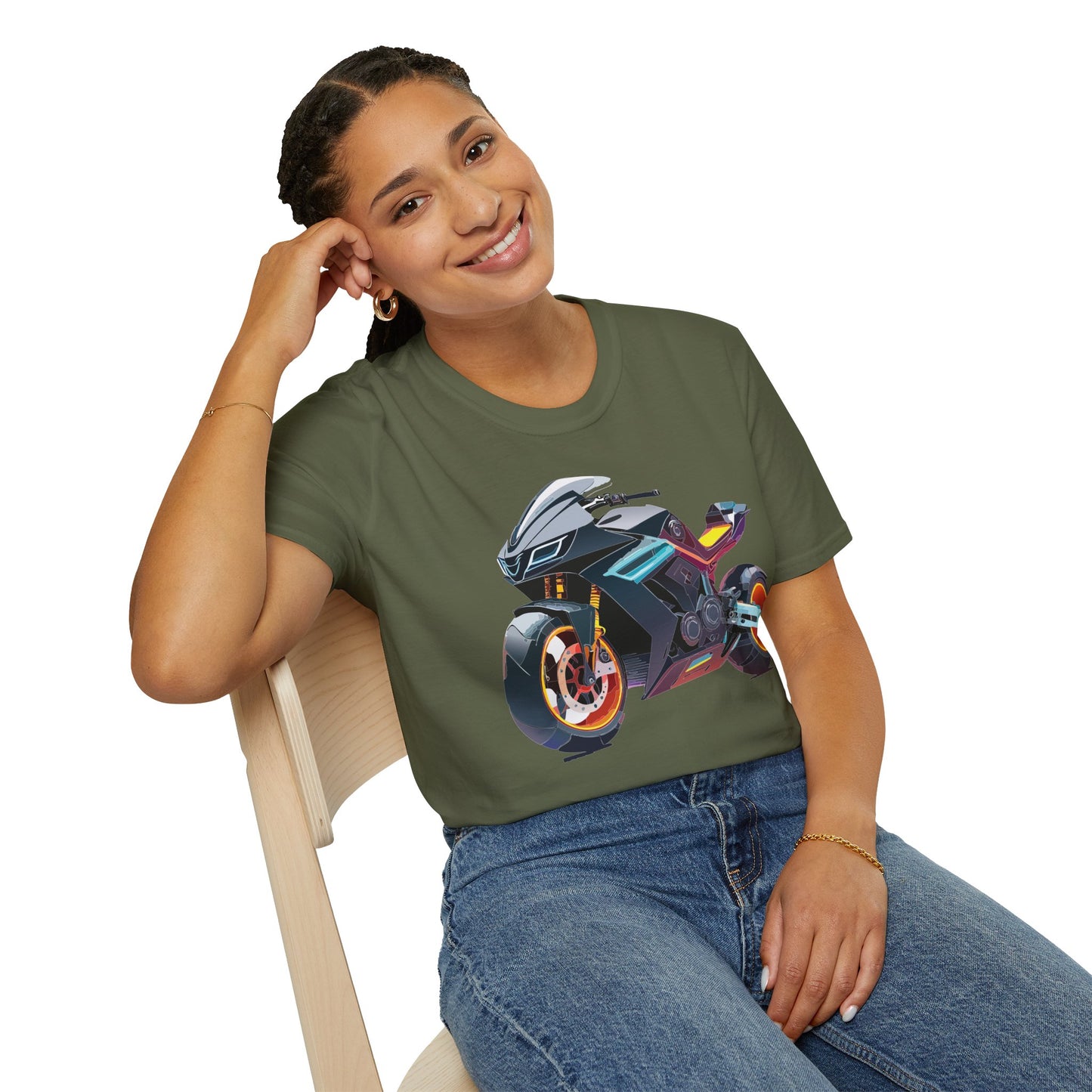 Bike T Shirt, Moto Shirt, Shirt with Motorcycle, MTB T Shirts