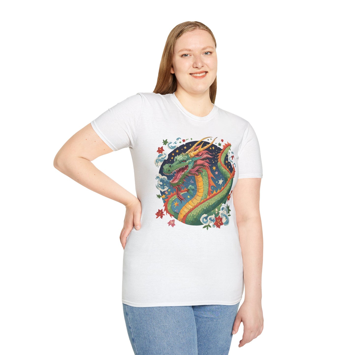 Dragon T Shirt, Dragon Shirt, Shirt with Animals, Animal Shirt