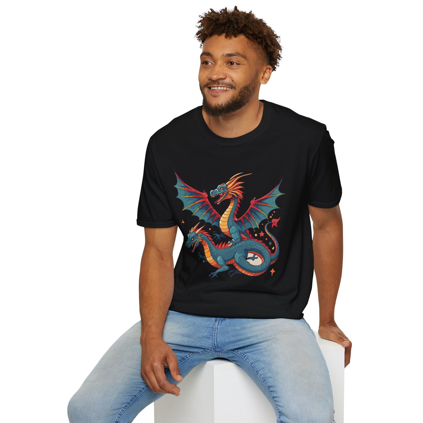 Dragon T Shirt, Dragon Shirt, Shirt with Animals, Animal Shirt