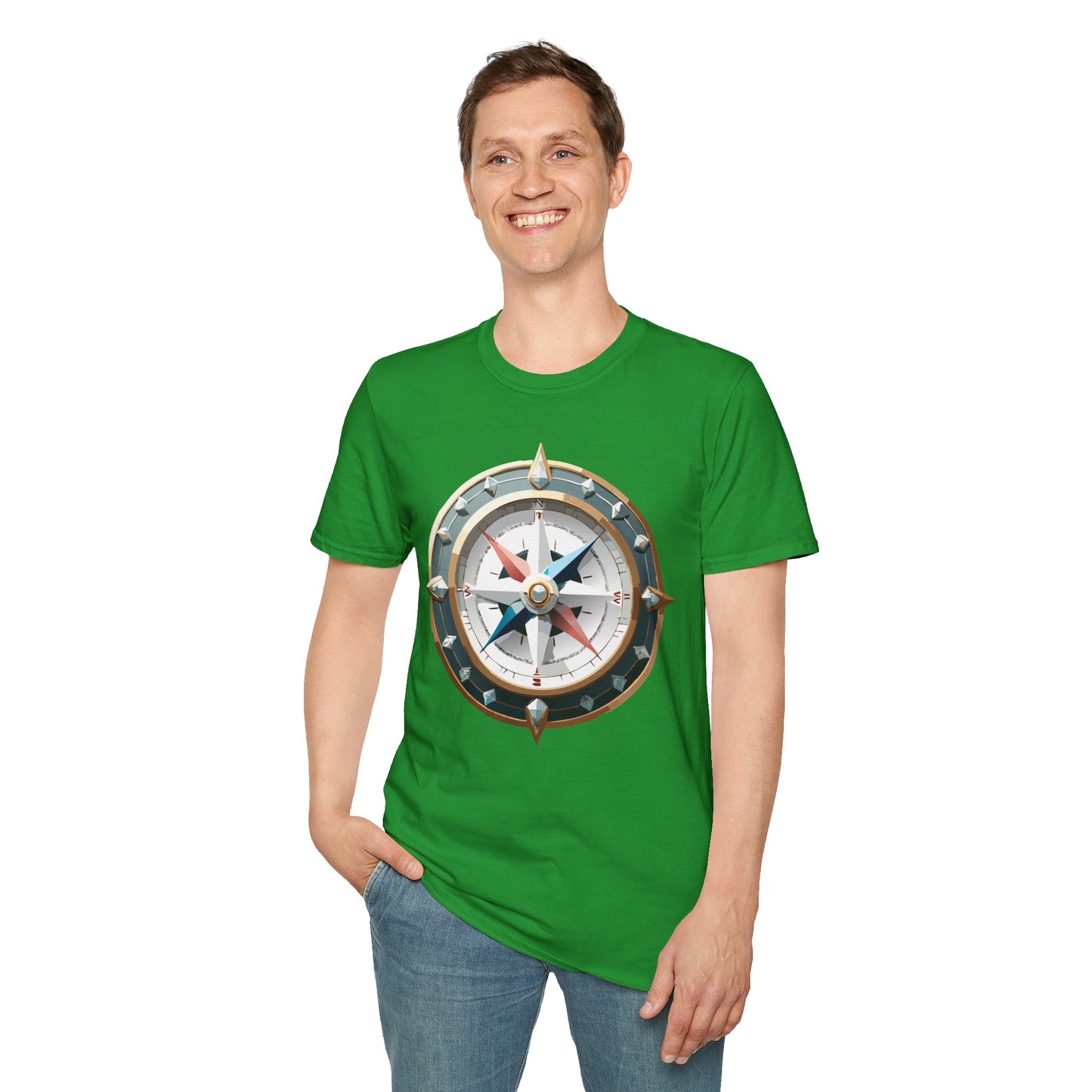 Compass T Shirt, Compass Shirt, Shirt with Compass, Navigator Shirt
