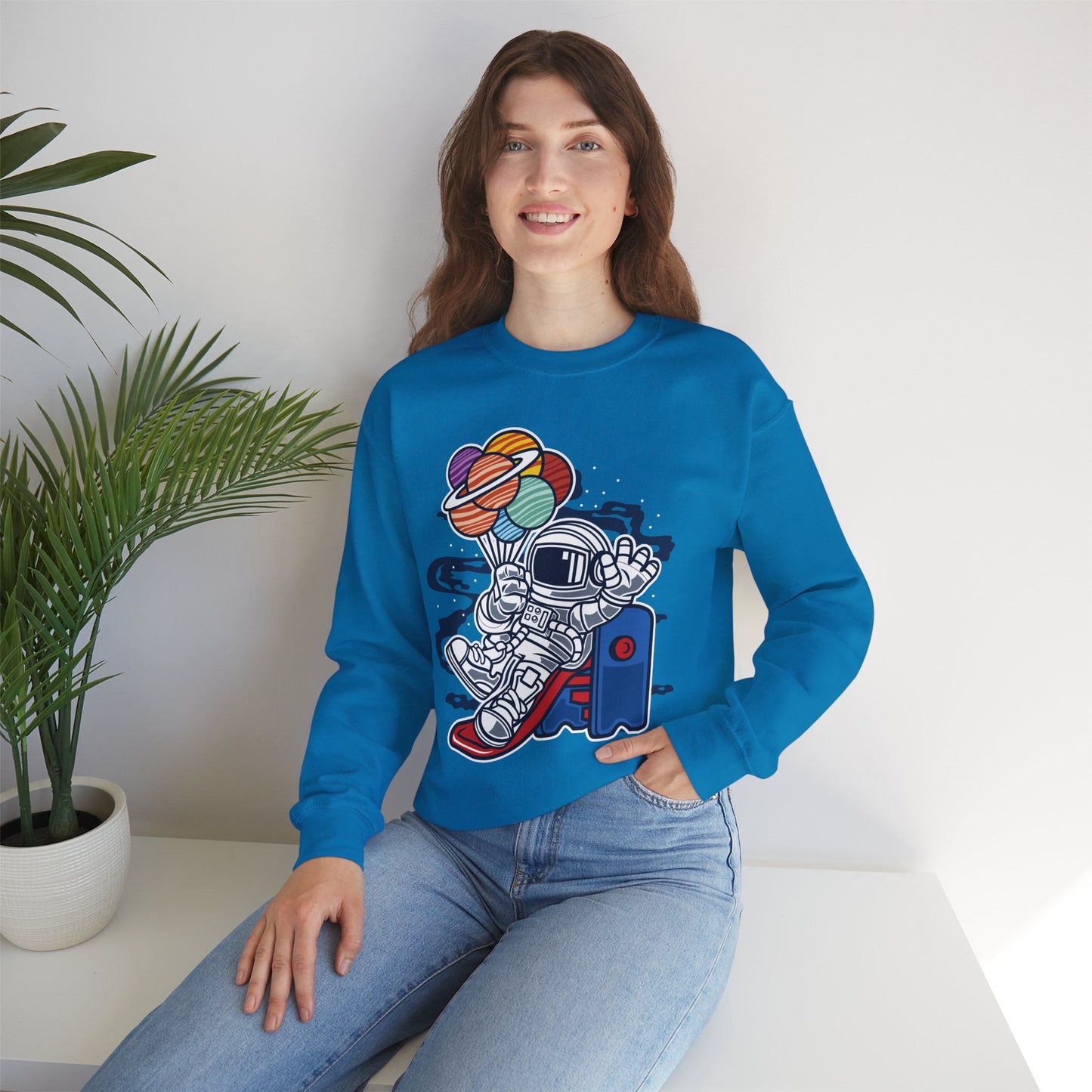 Space Shuttle Sweatshirt, Cosmic Sweatshirt, Astronaut Sweatshirt, Space Cosmic Sweatshirt