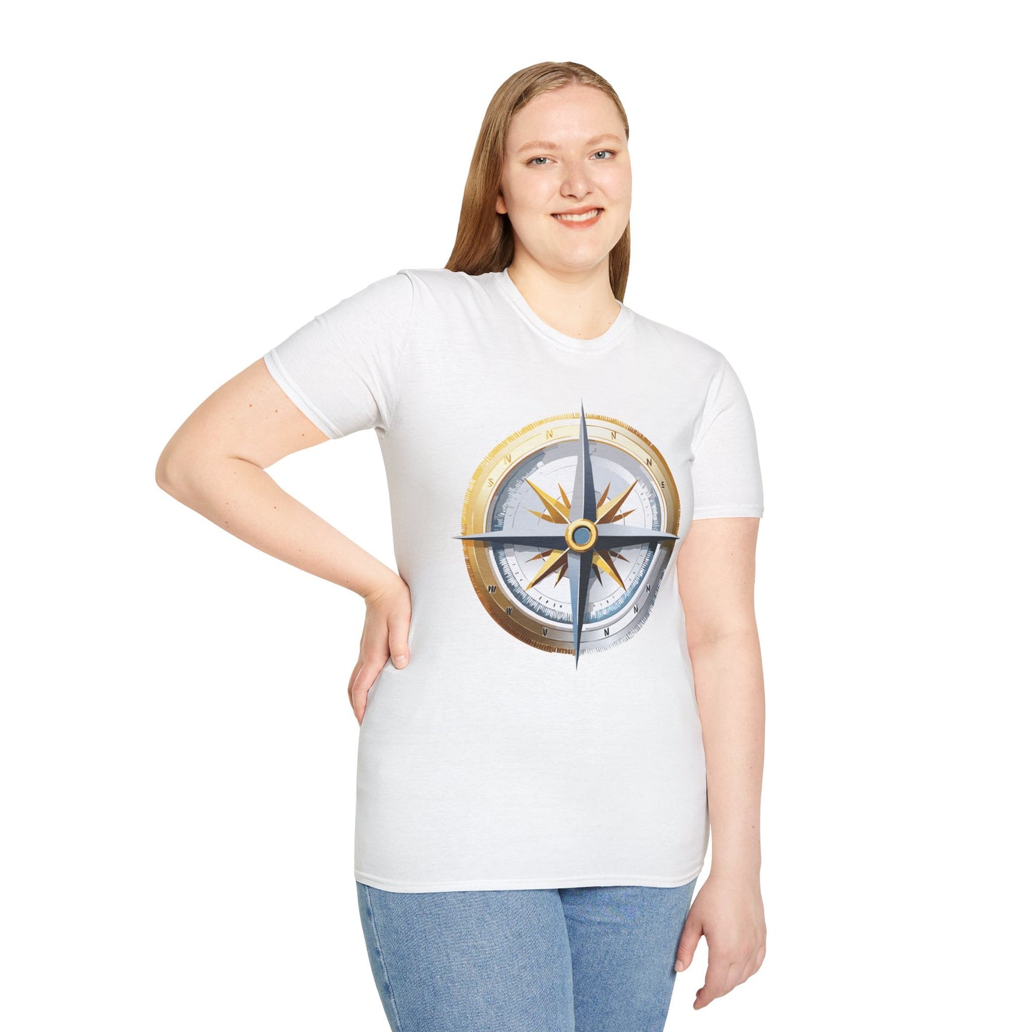 Compass T Shirt, Compass Shirt, Shirt with Compass, Navigator Shirt