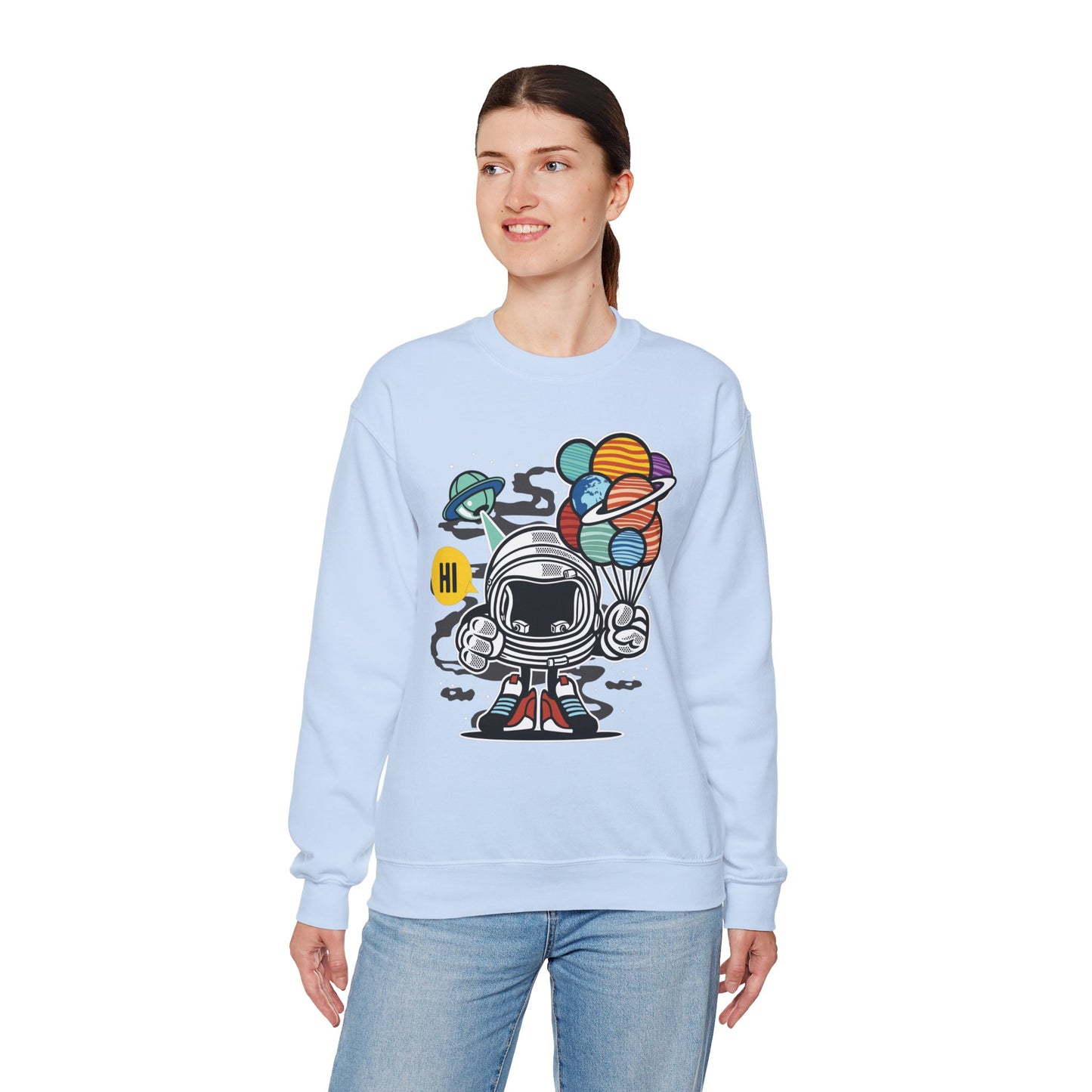 Space Shuttle Sweatshirt, Cosmic Sweatshirt, Astronaut Sweatshirt, Space Cosmic Sweatshirt