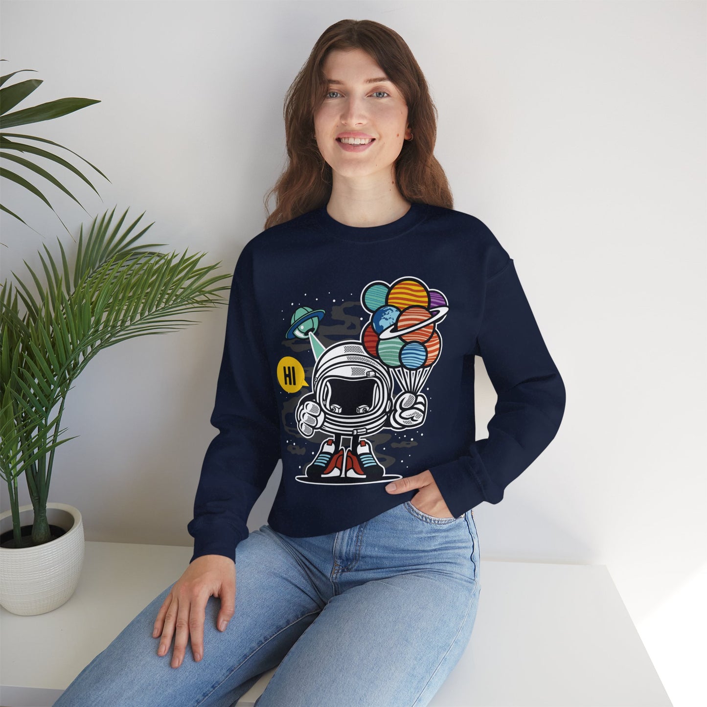 Space Shuttle Sweatshirt, Cosmic Sweatshirt, Astronaut Sweatshirt, Space Cosmic Sweatshirt