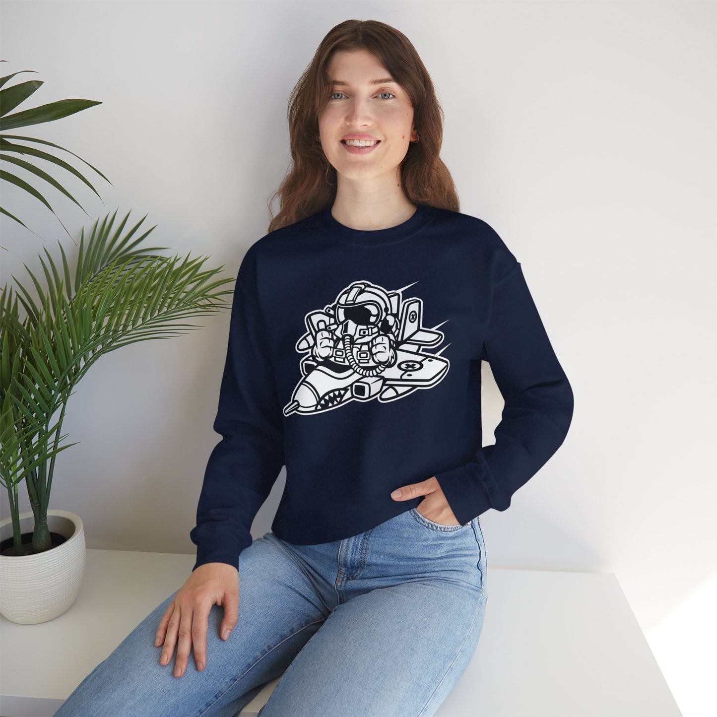 Space Shuttle Sweatshirt, Cosmic Sweatshirt, Astronaut Sweatshirt, Space Cosmic Sweatshirt