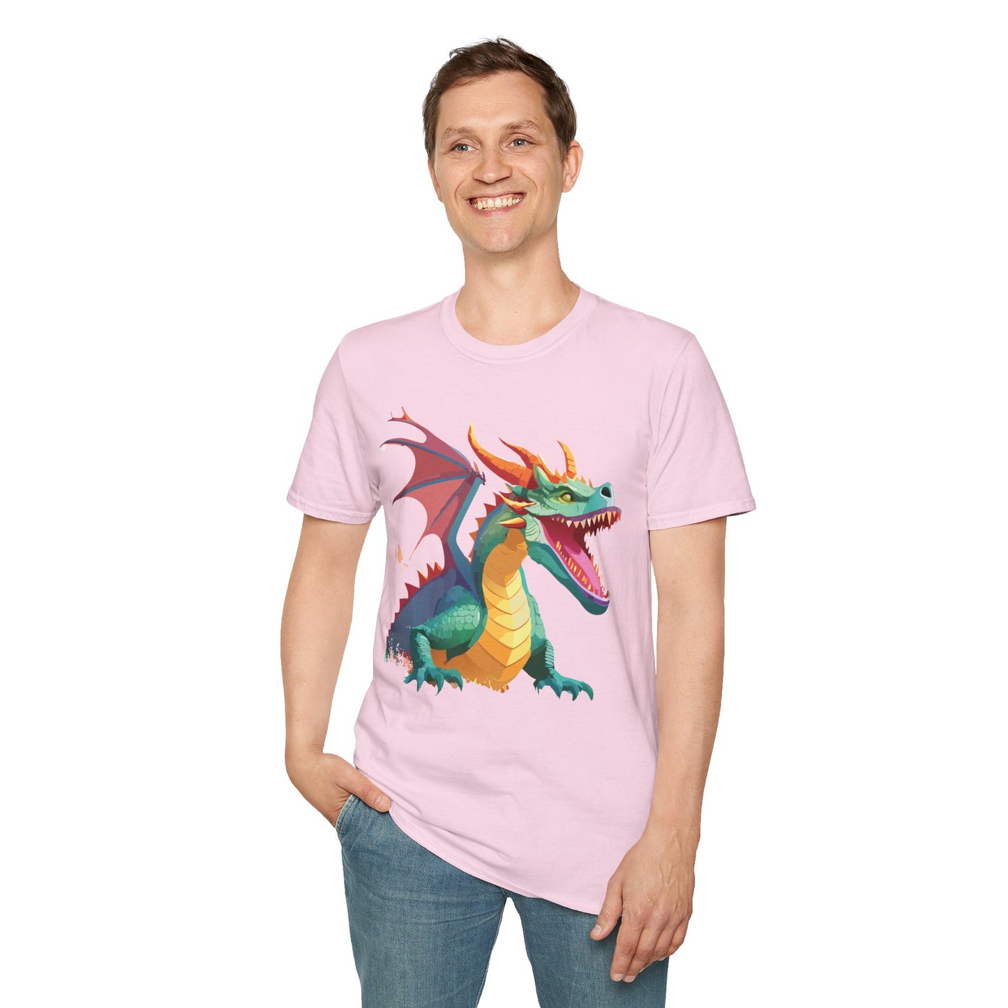 Dragon T Shirt, Dragon Shirt, Shirt with Animals, Animal Shirt