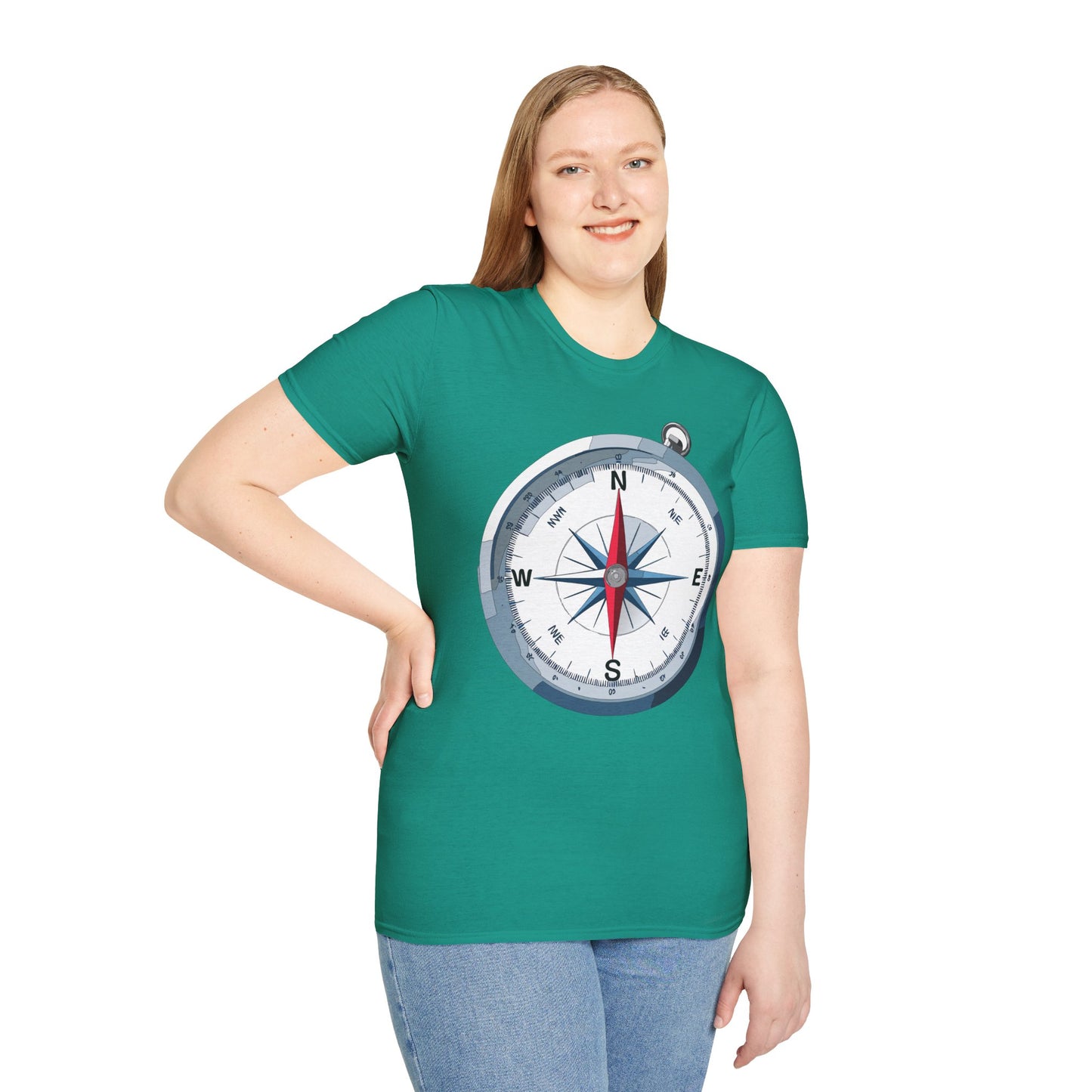 Compass T Shirt, Compass Shirt, Shirt with Compass, Navigator Shirt