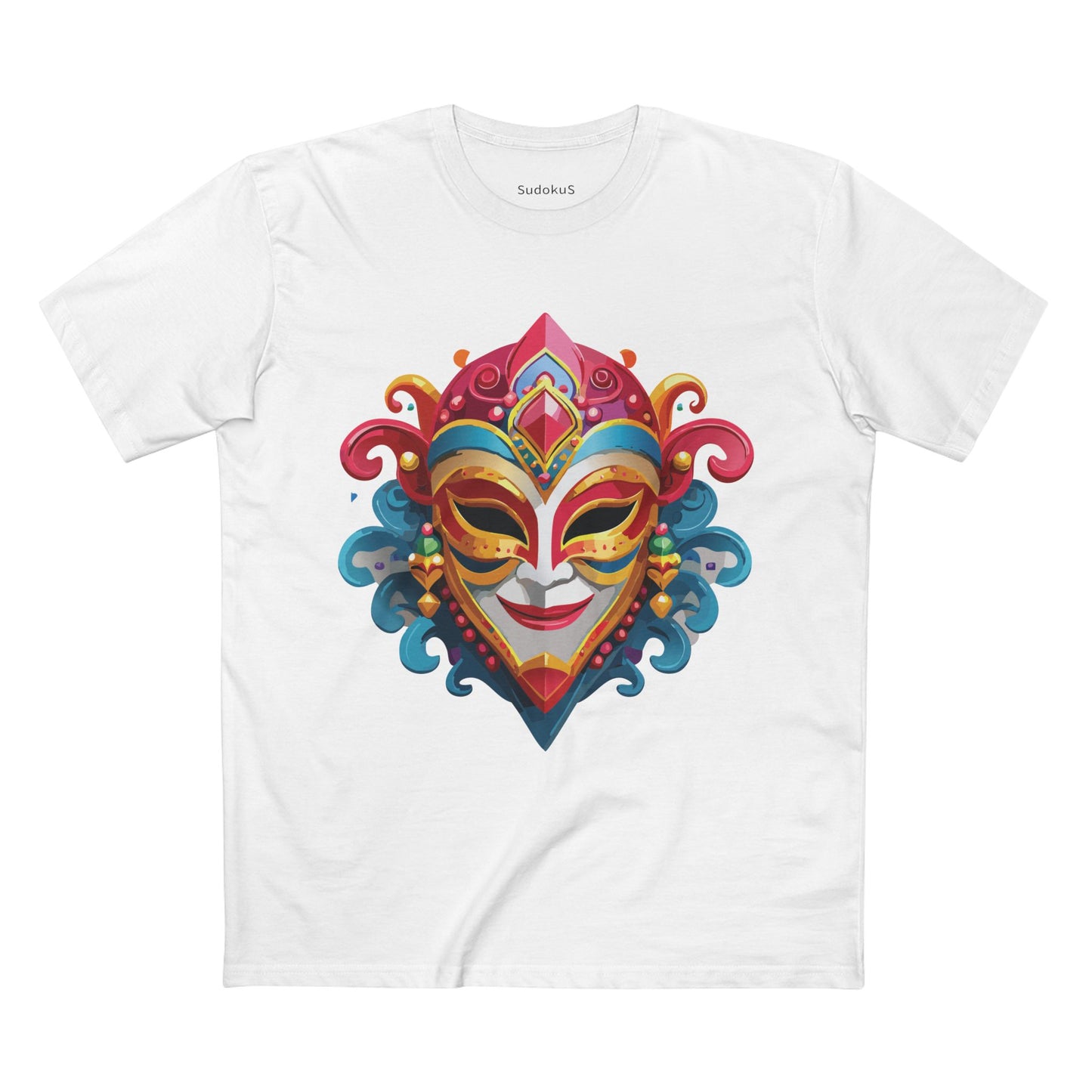 Mask Shirt, Shirt with Face - SudokuS