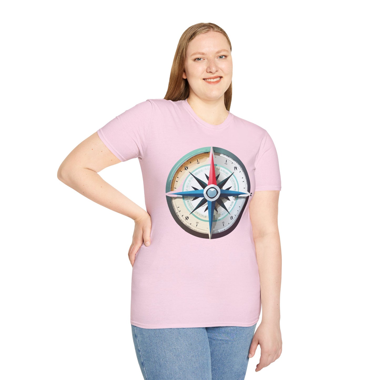 Compass T Shirt, Compass Shirt, Shirt with Compass, Navigator Shirt