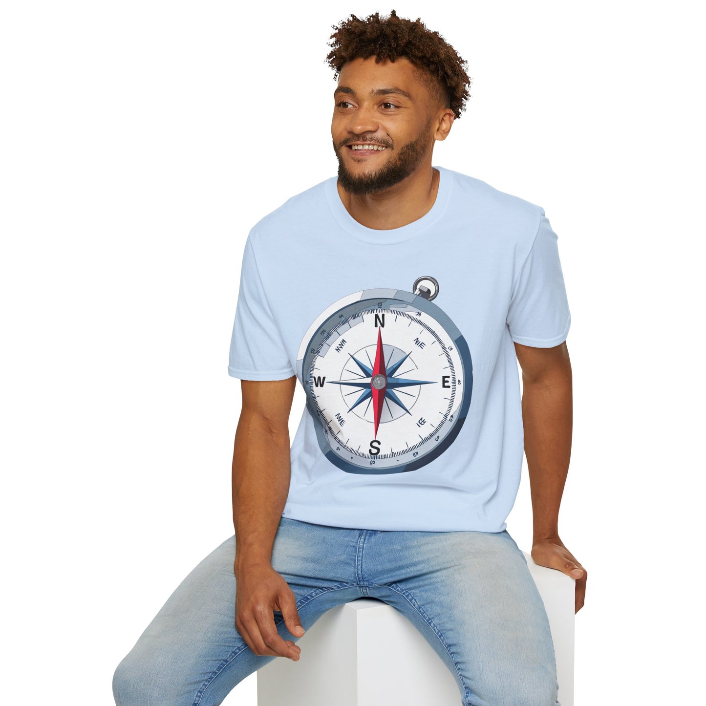Compass T Shirt, Compass Shirt, Shirt with Compass, Navigator Shirt