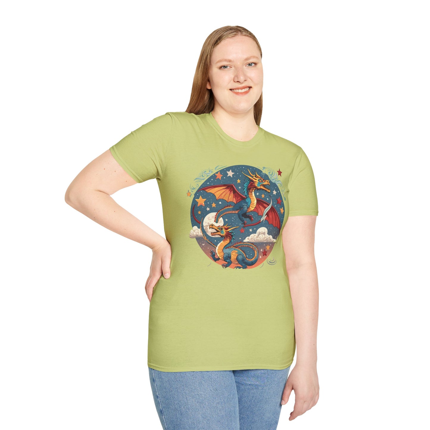 Dragon T Shirt, Dragon Shirt, Shirt with Animals, Animal Shirt